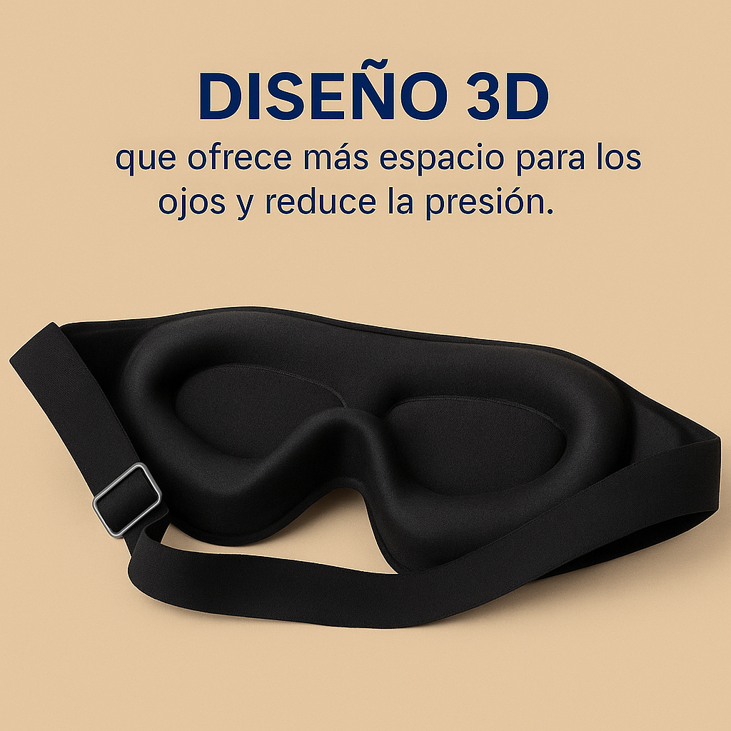 Máscara de Sueño 3D – Comodidad Total